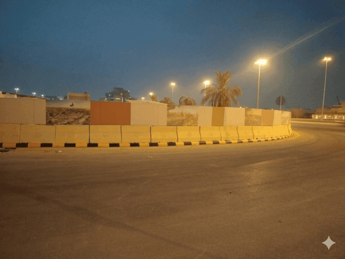 Diriyah Kerb Stone Painting — photo 3