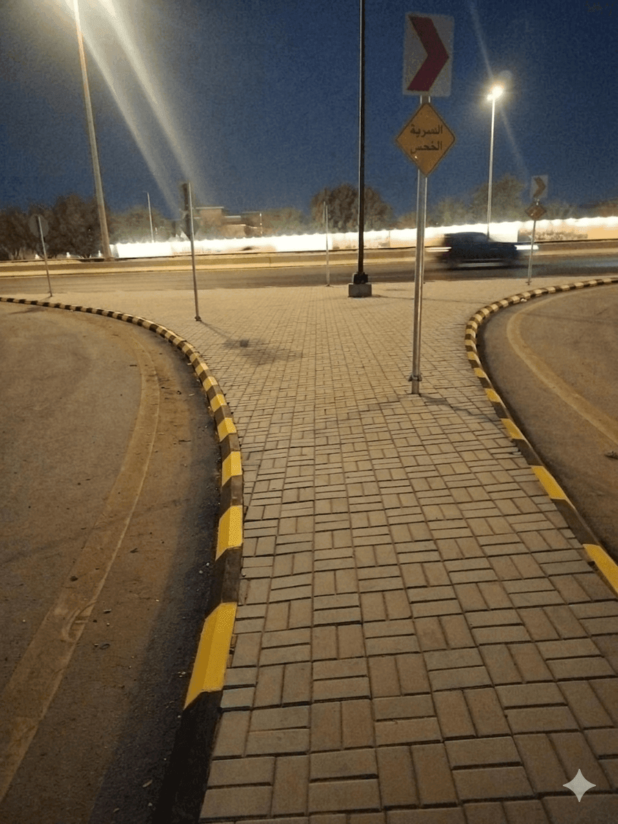 Diriyah Kerb Stone Painting